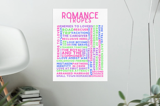 DIGITAL Romance Tropes Print