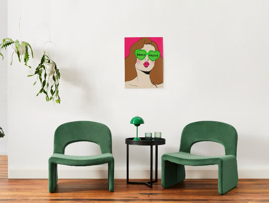 DIGITAL Draco's Brunette Girl Print