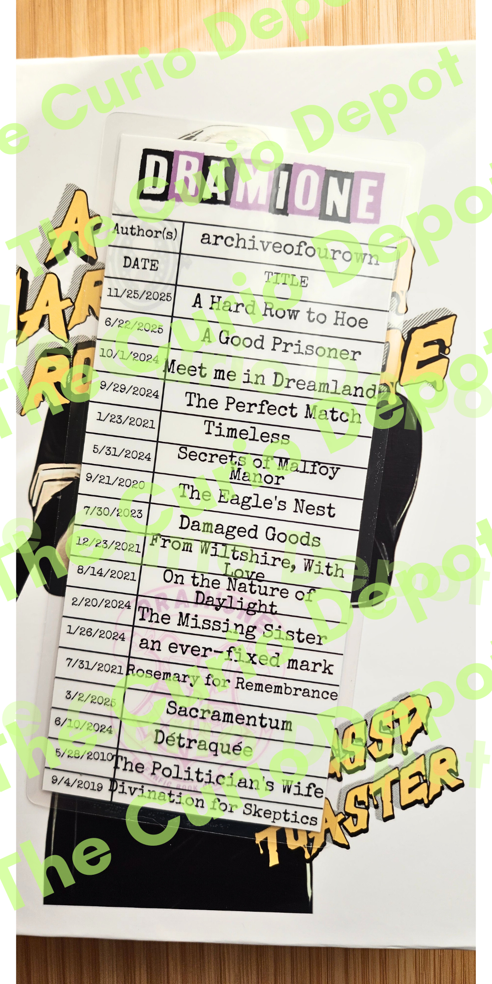 Dramione Library Card V2