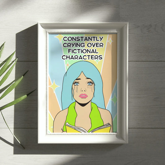DIGITAL Light Crying over Fictional Characters Print