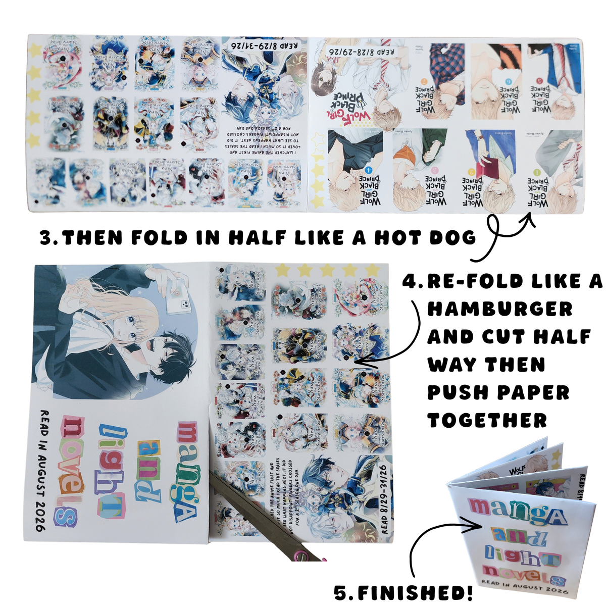 Mini Zine Printable Template – 11x17 Canva Digital Download