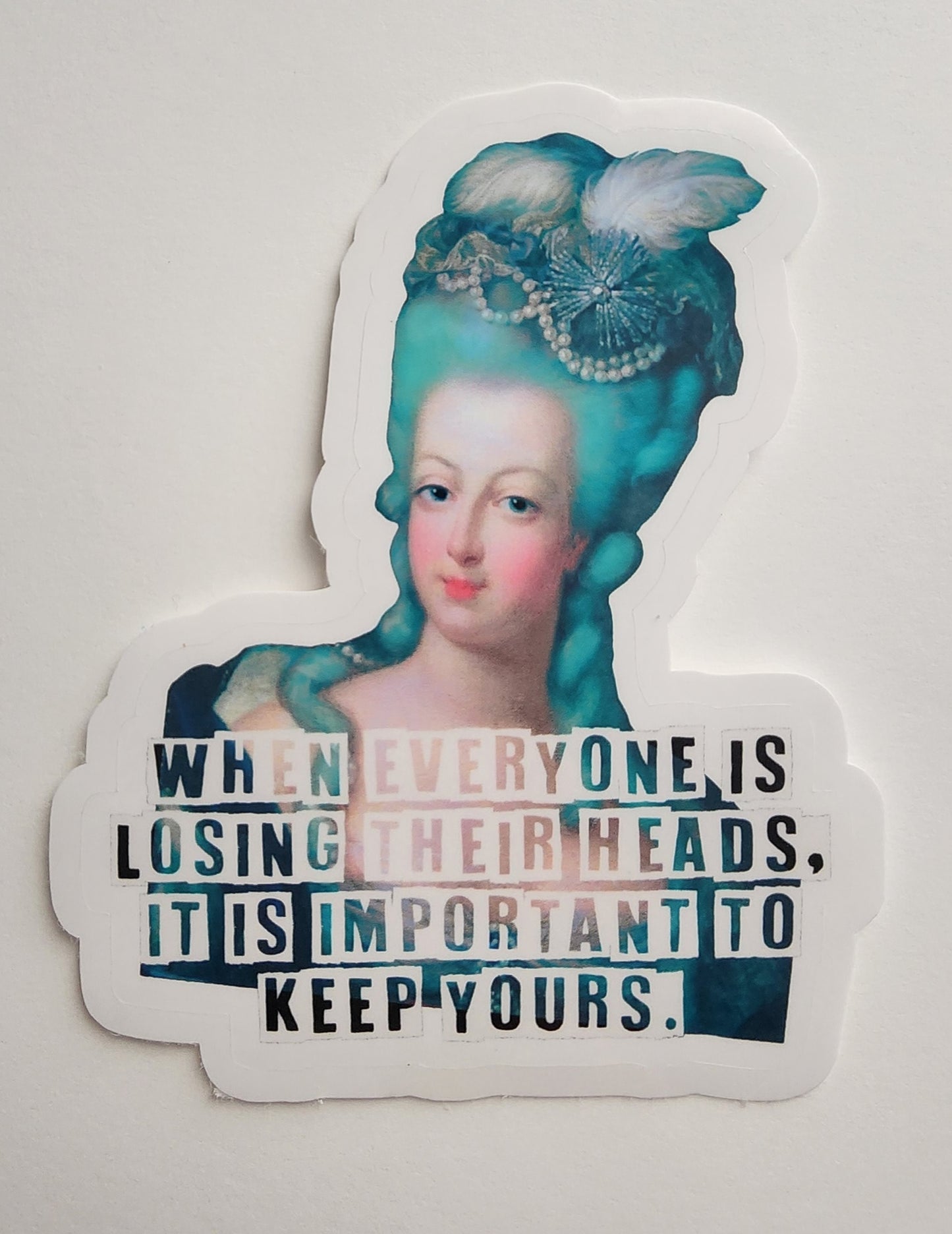 Blue Marie Sticker