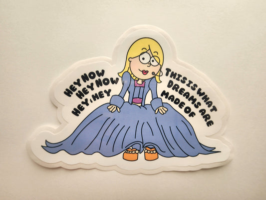 Blue Lizzie Sticker